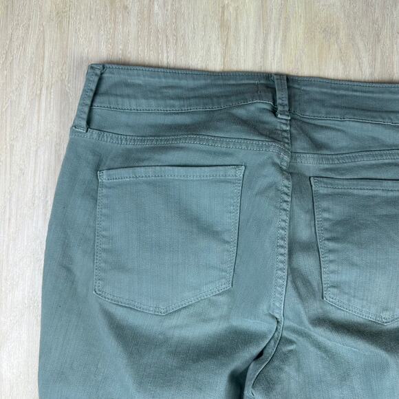 NYDJ Alina Convertible Ankle Mid Rise Straight Stretch Casual Everyday Jeans 8 - Picture 8 of 16